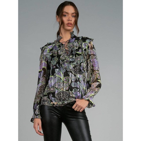 Elan Tops - Elan Sincerely Stylish Blouse, Size Medium, New with Tags